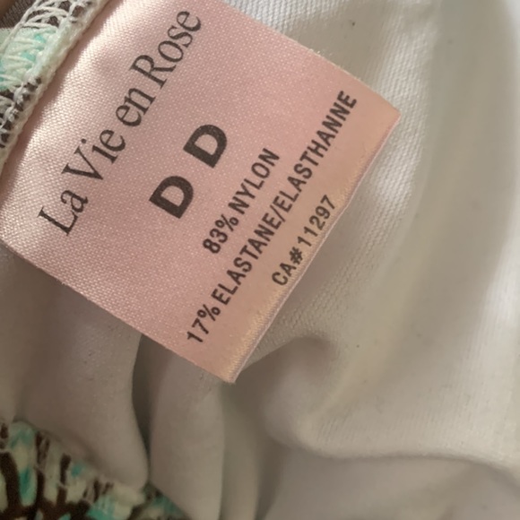 La Vie En Rose Bikini Bathing suit top size DD - Picture 4 of 5